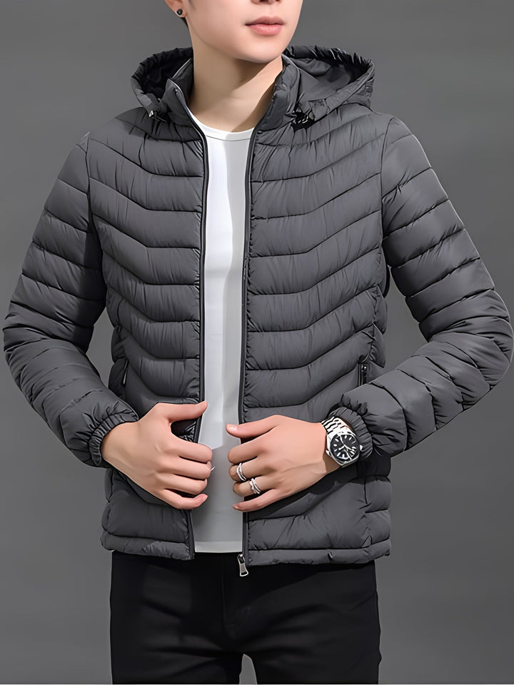 Enzo | Parka acolchada con capucha desmontable