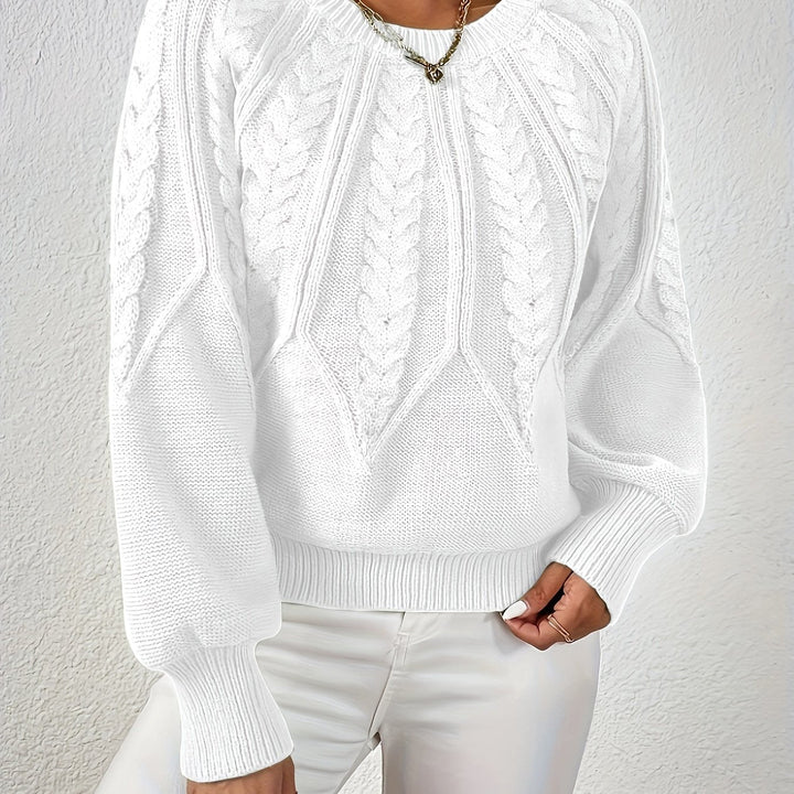 Sarita | Sweater de punto trenzado holgado