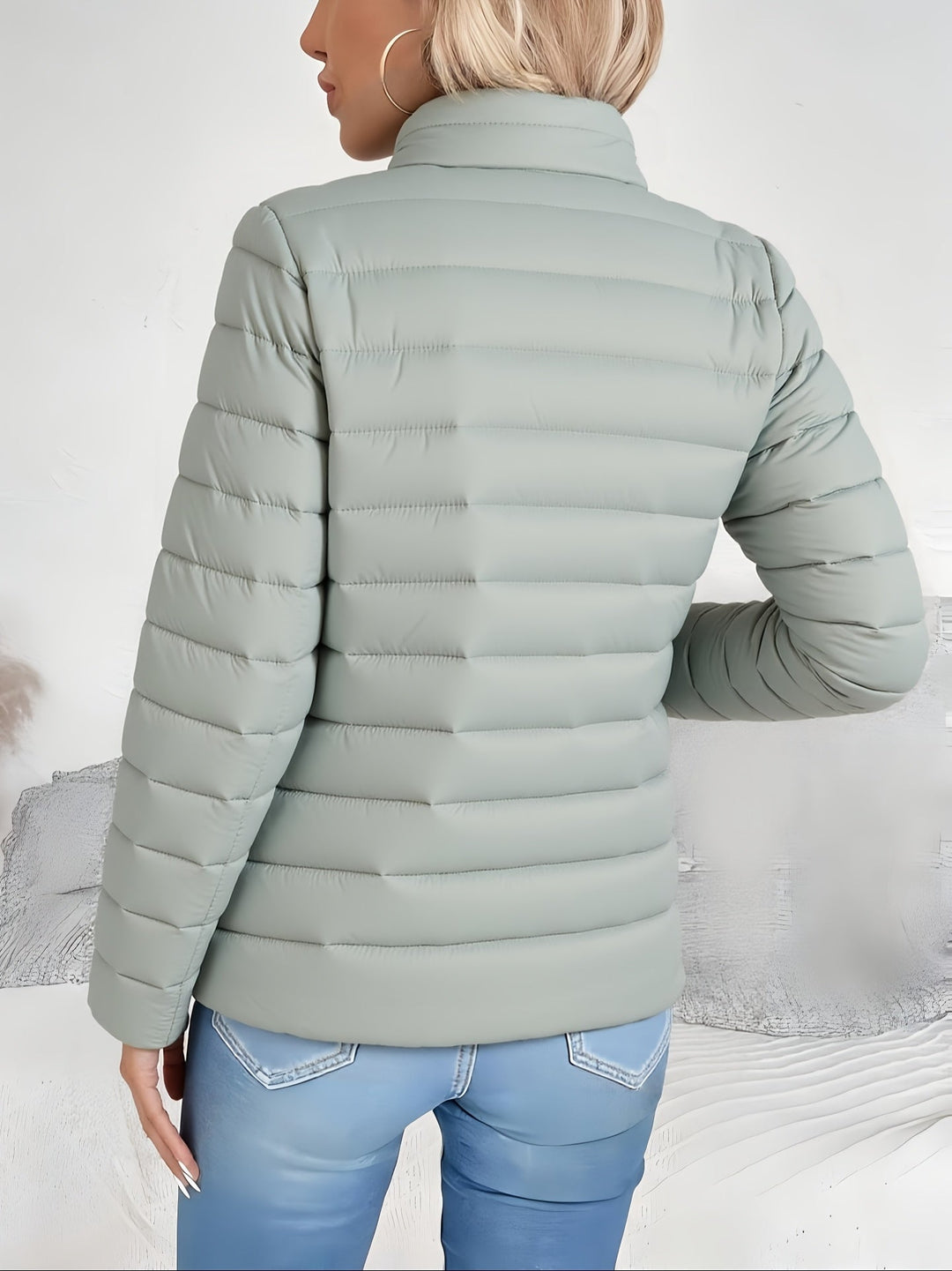 Pascale | Parka acolchada liviana con cuello alto