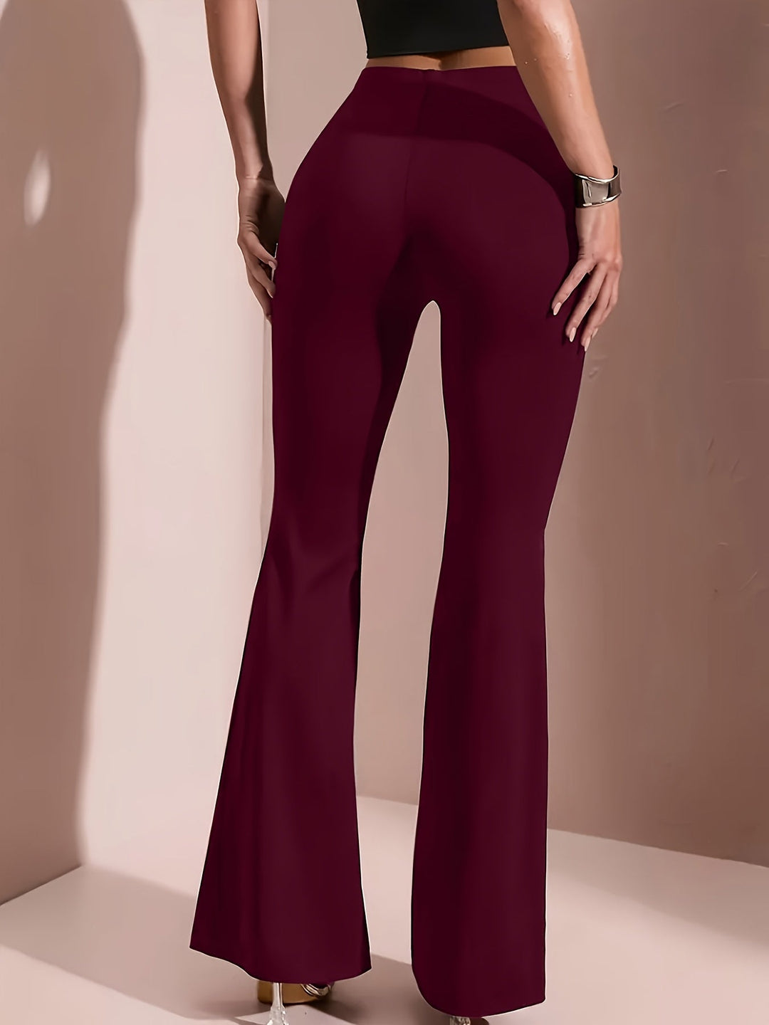 Ingrid Andrea | Pantalones acampanados de tiro alto
