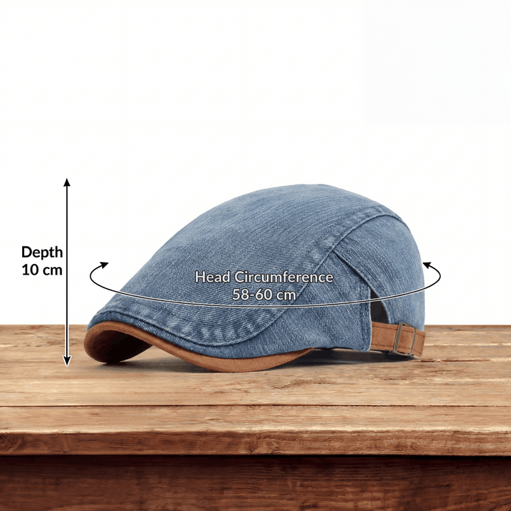 Bernabé | Boina de mezclilla estilo workwear