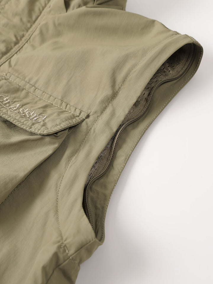 Norberto | Chaqueta multibolsillos con capucha desmontable