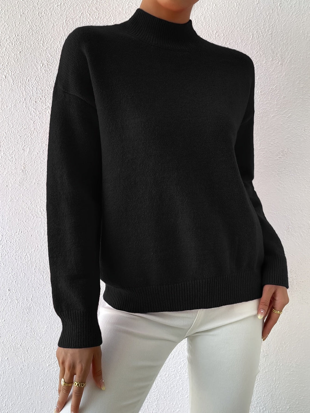 Sandra Andrea | Sweater cuello mock