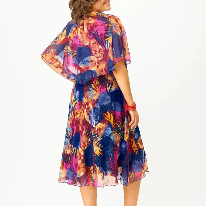 Ashley | Vestido midi estampado