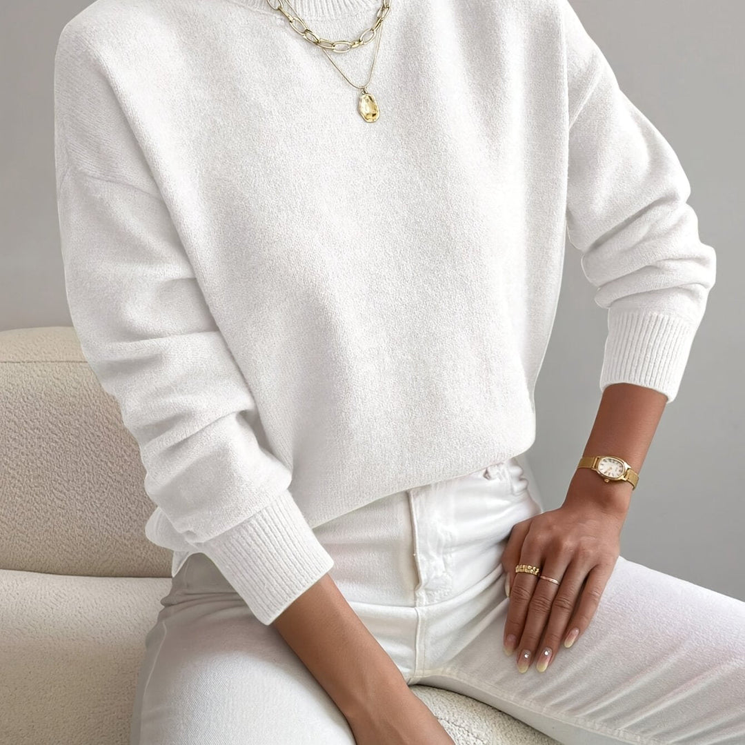 Sandra Andrea | Sweater cuello mock