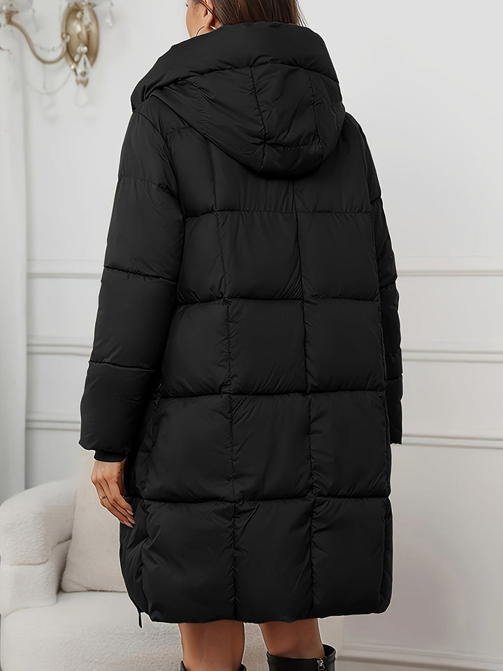 Zoila | Parka larga acolchada con capucha