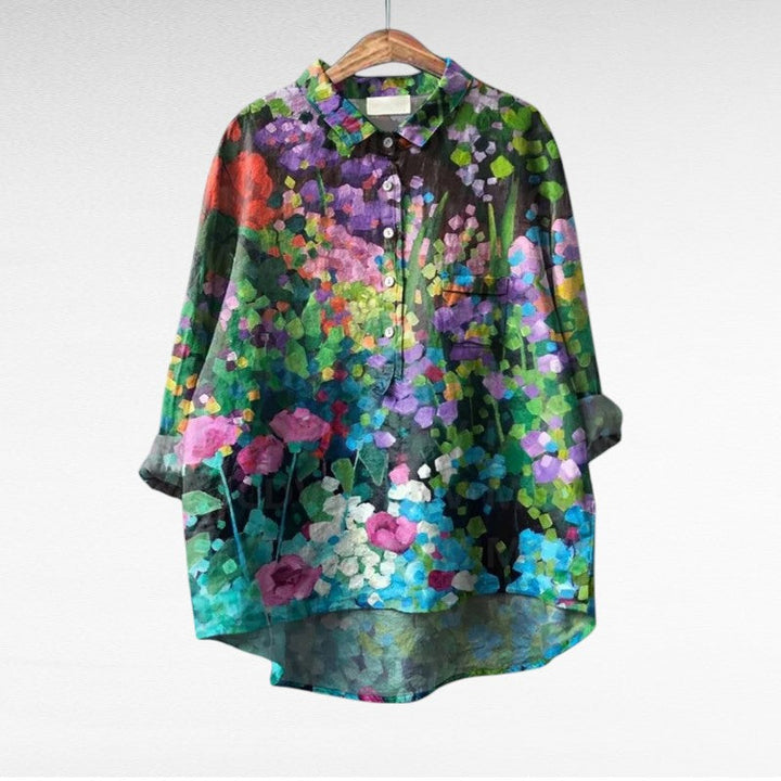 Ester | Blusa manga larga multicolor