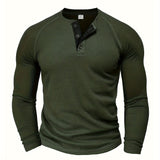 René | Polera henley manga larga