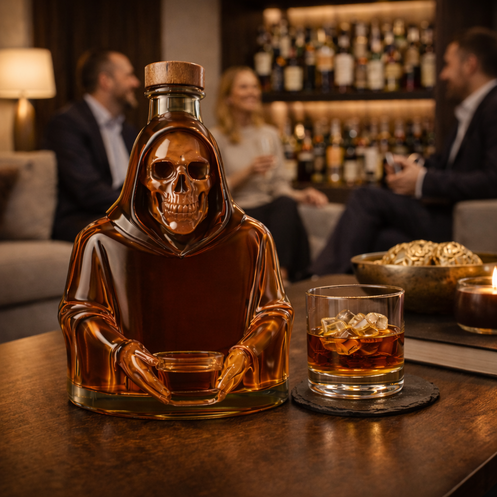 Bruno | Botella de whisky encapuchada