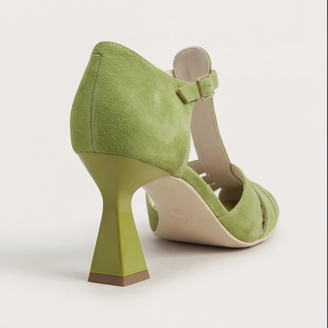 Jackeline | Zapatos de taco con tira y punta cerrada