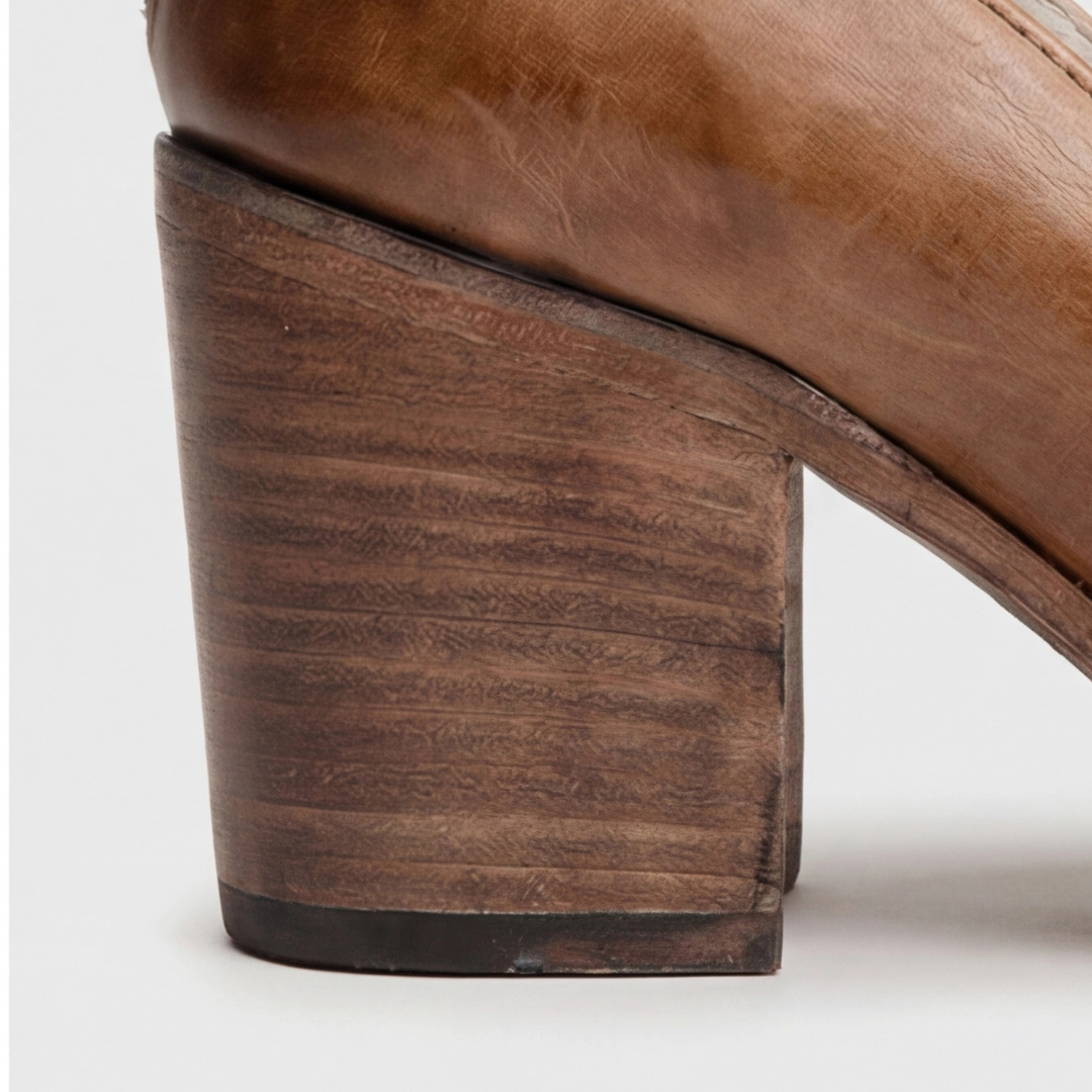 María Lorena | Zapatos de taco con tiras al tobillo