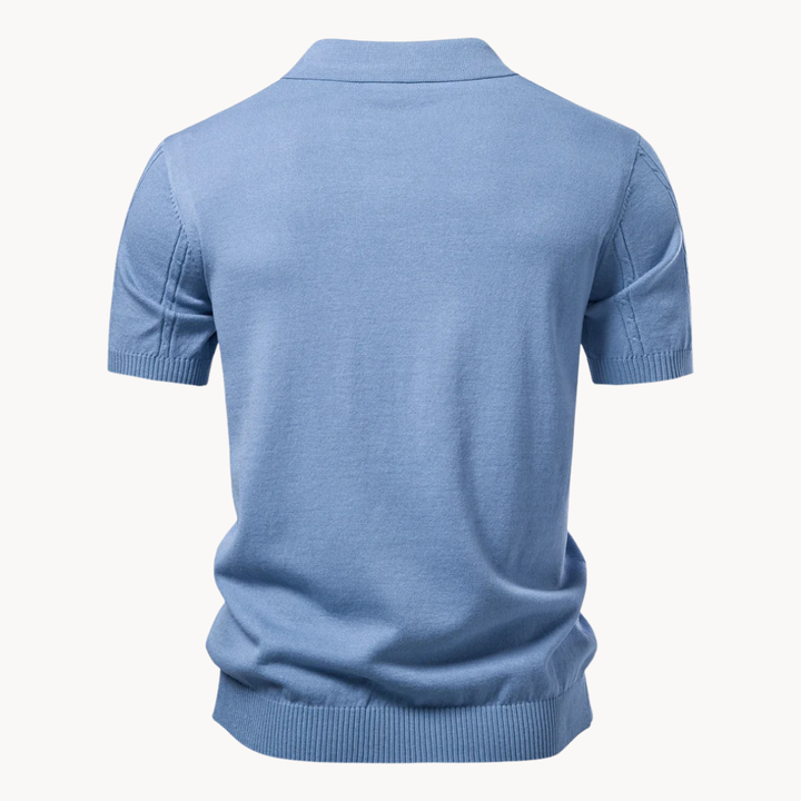 Ferdinando | Camisa de punto con textura lineal