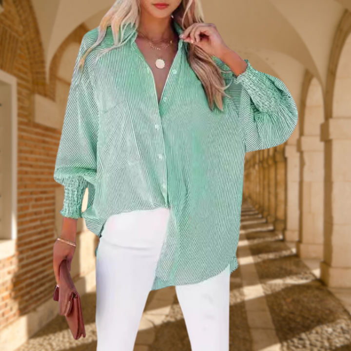 Antonina | Camisa a rayas de corte holgado