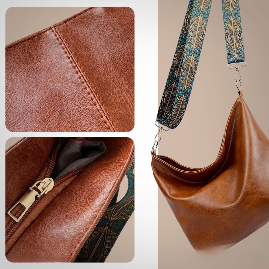 María Esther | Bolso tote con correa decorada