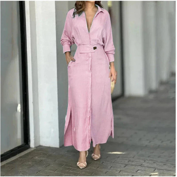 Rebeca Belén | Vestido camisero largo