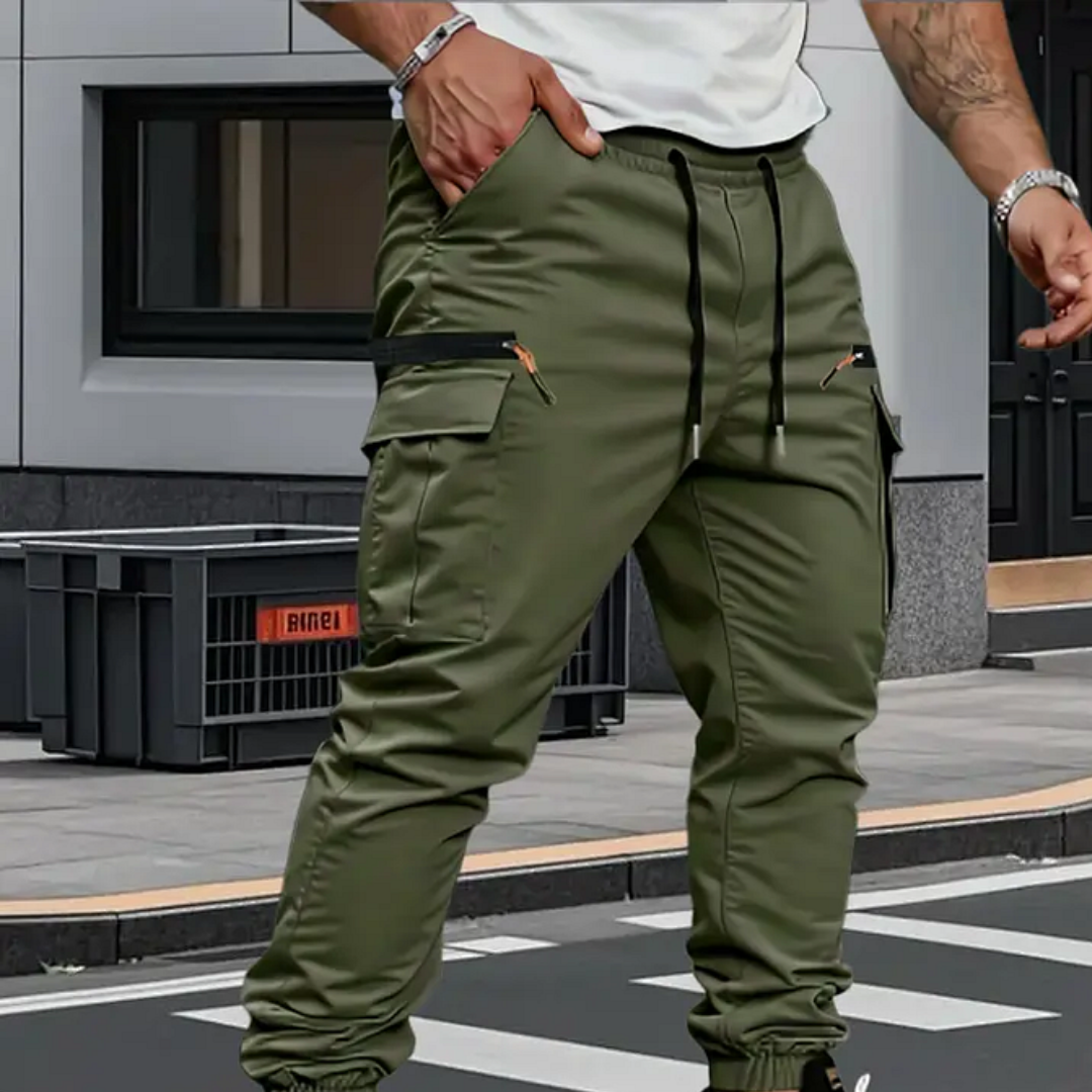 Jhon | Pantalón cargo elasticado