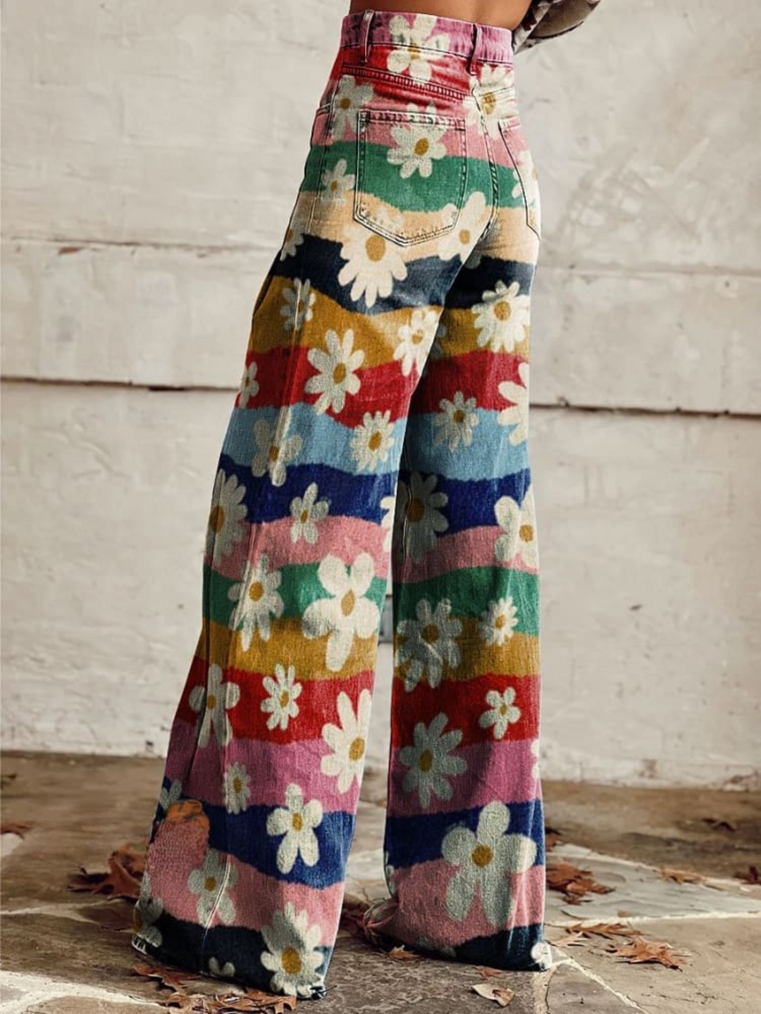 Jacqueline | Pantalón floral multicolor