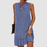 Quilen | Vestido sin mangas estampado