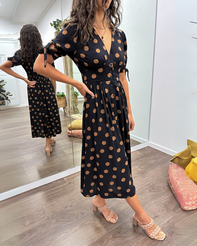Anna | Vestido de Lunares Femenino y Chic