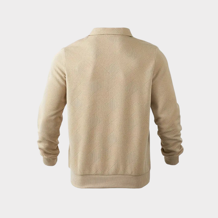 Florencio | Sweater texturado con medio cierre