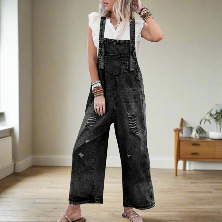 Dayana | Jumpsuit de mezclilla estilo vintage