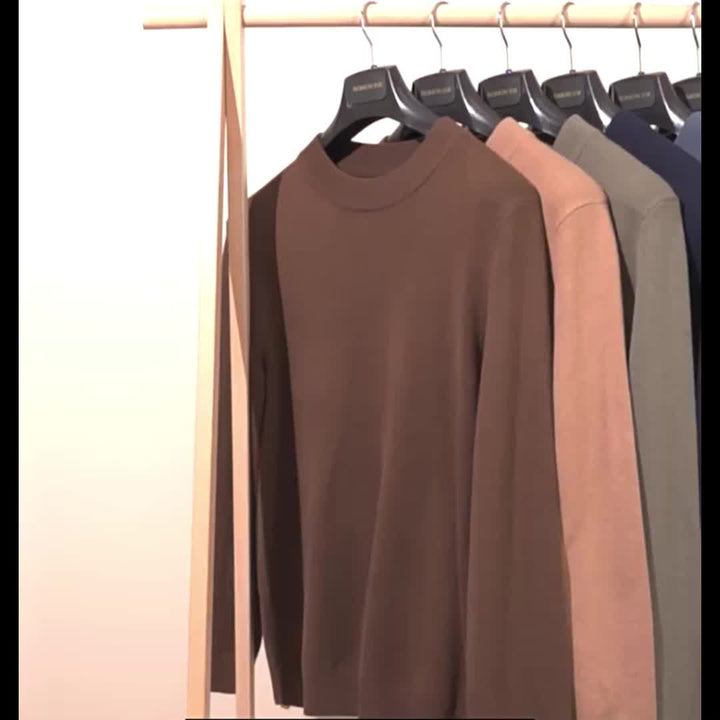 Ronald | Sweater cuello subido para hombre