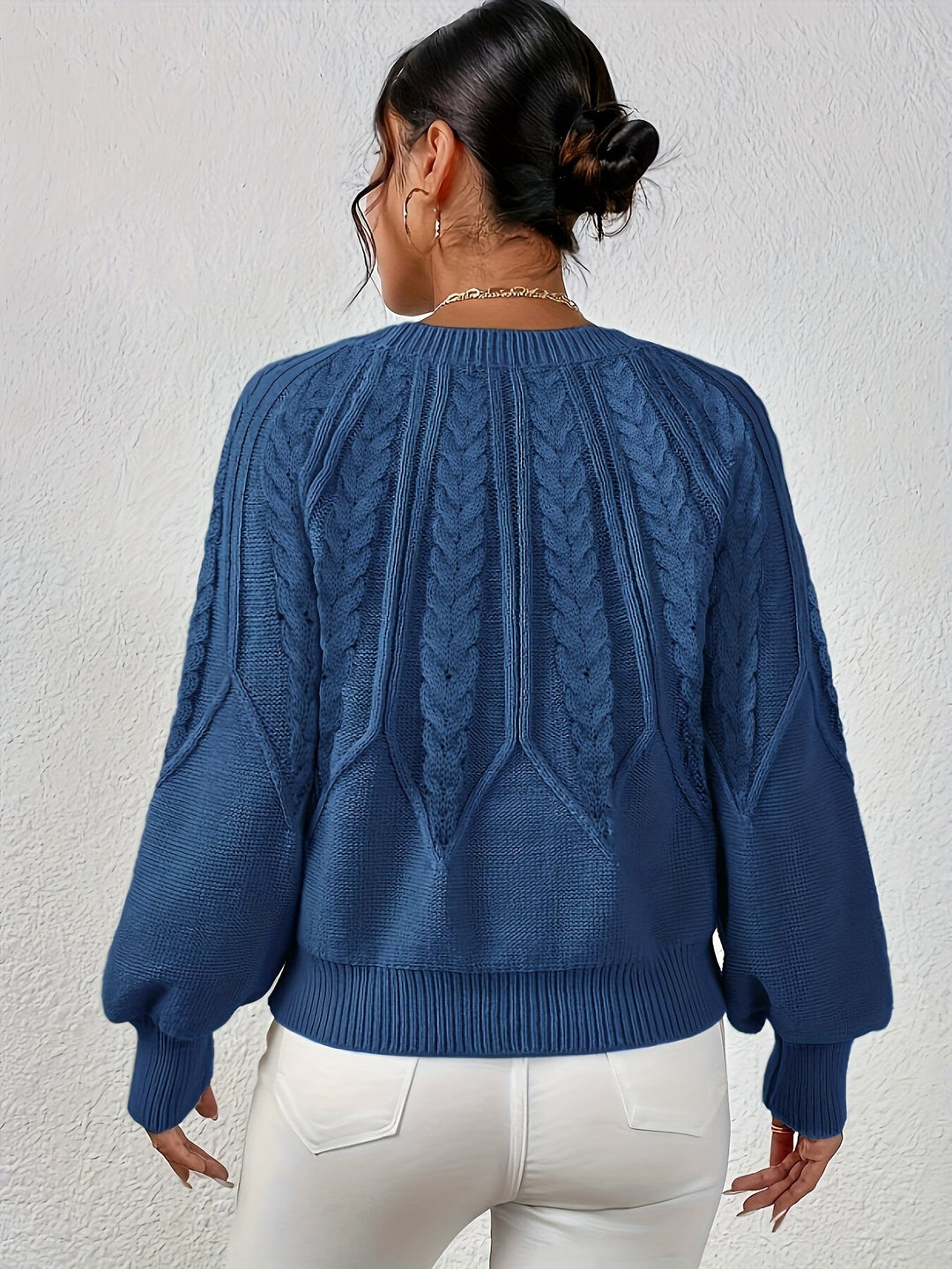 Sarita | Sweater de punto trenzado holgado