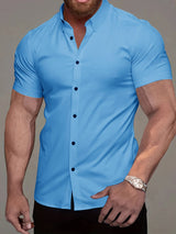 Flavio | Camisa manga corta clásica para hombre