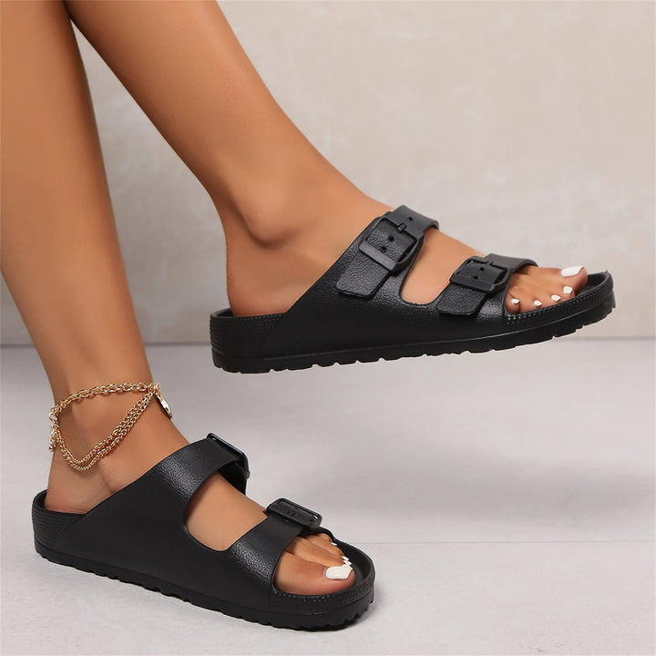Marlén | Sandalias de doble hebilla