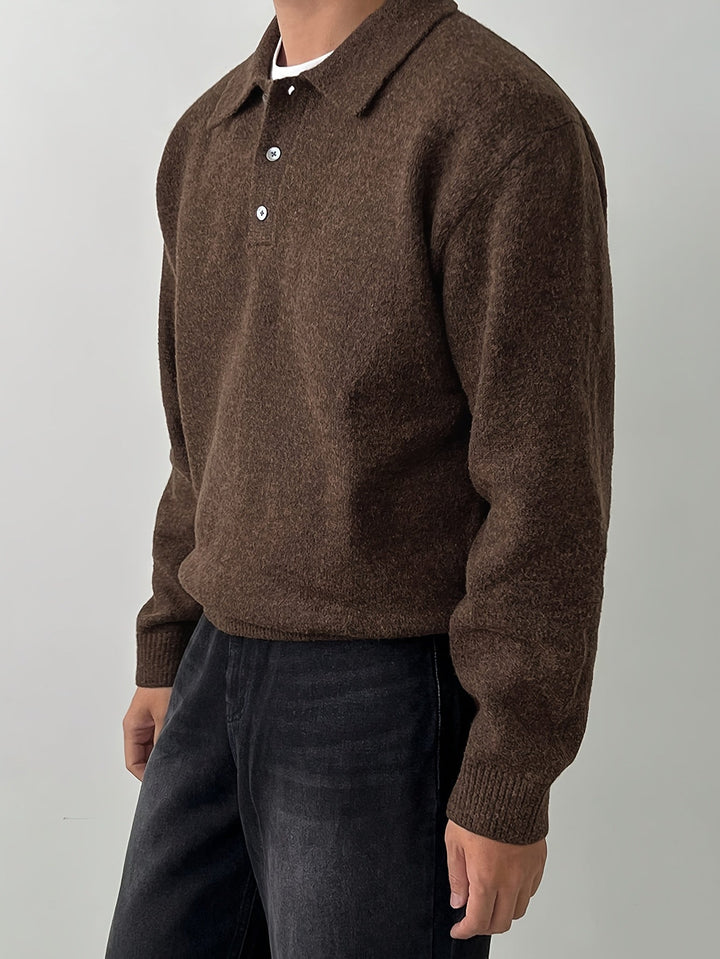 Silvio | Sweater con cuello de polo