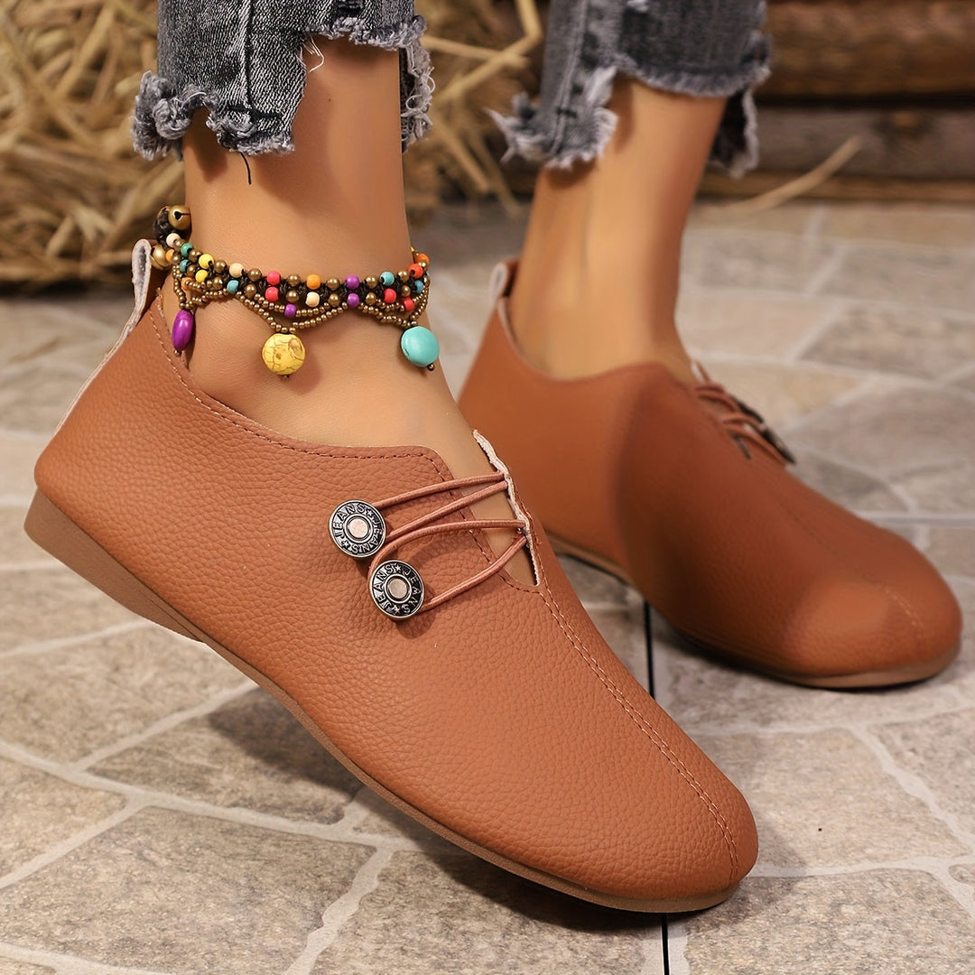 Cristal | Mocasines planos sin cordones