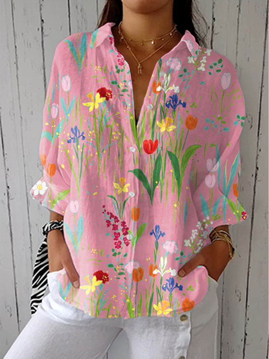 Melisa | Blusa jardín primaveral
