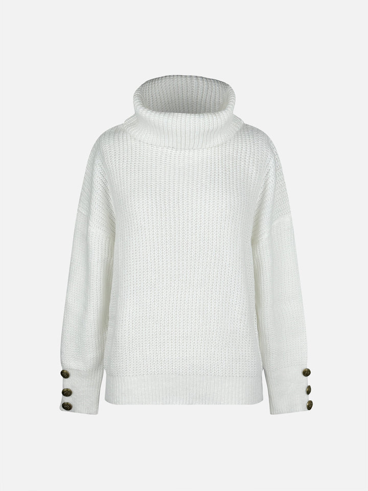 Etelvina | Sweater cuello tortuga tejido