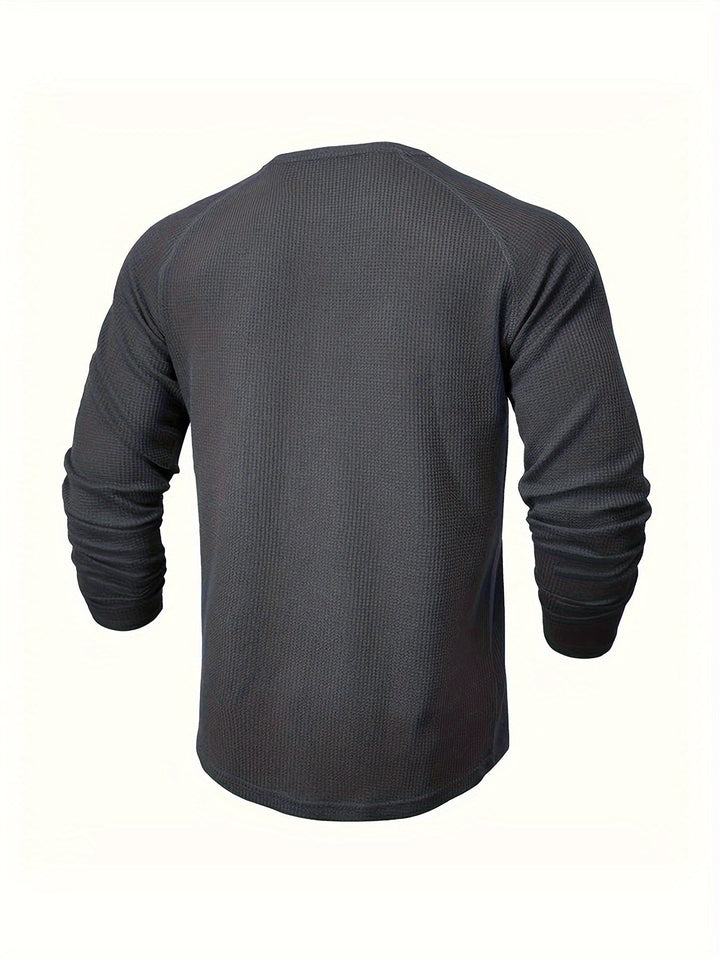 René | Polera henley manga larga