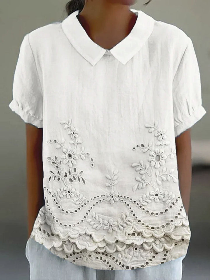 Marcia Andrea | Blusa bordada floral