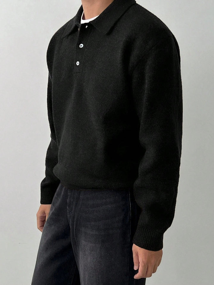 Silvio | Sweater con cuello de polo