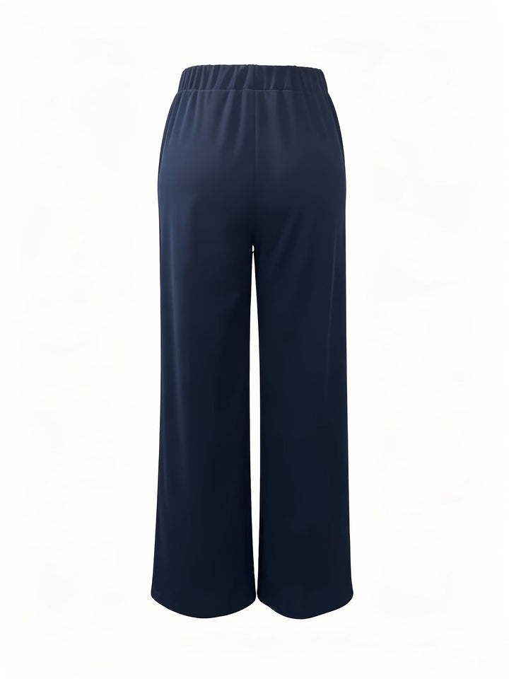 Saray | Pantalones de tiro alto y pierna ancha