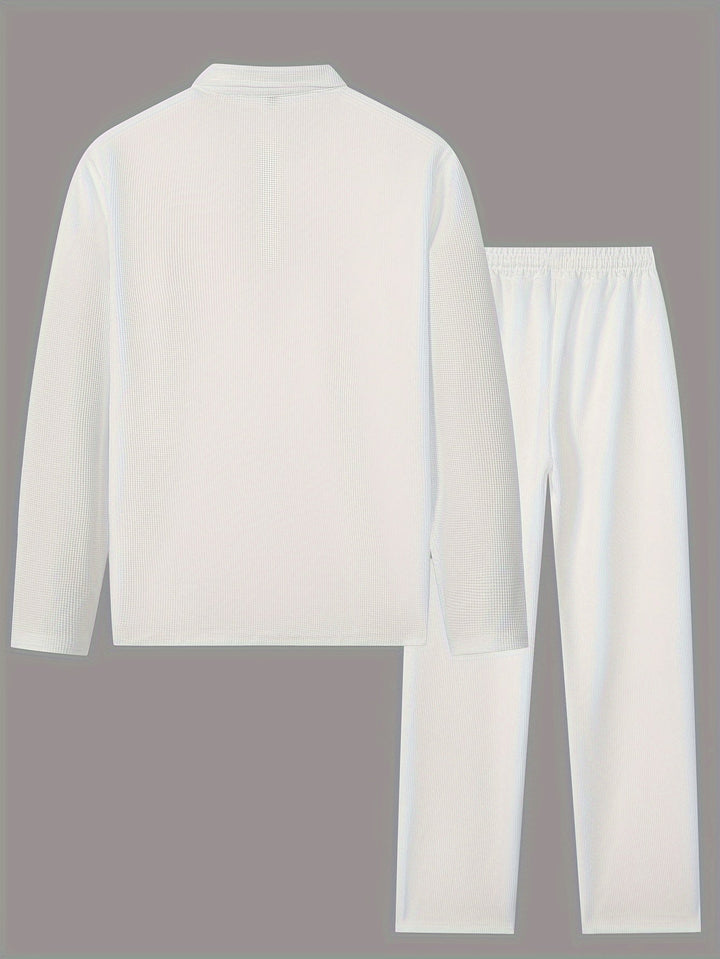 Anselmo | Conjunto de dos piezas con textura relajada