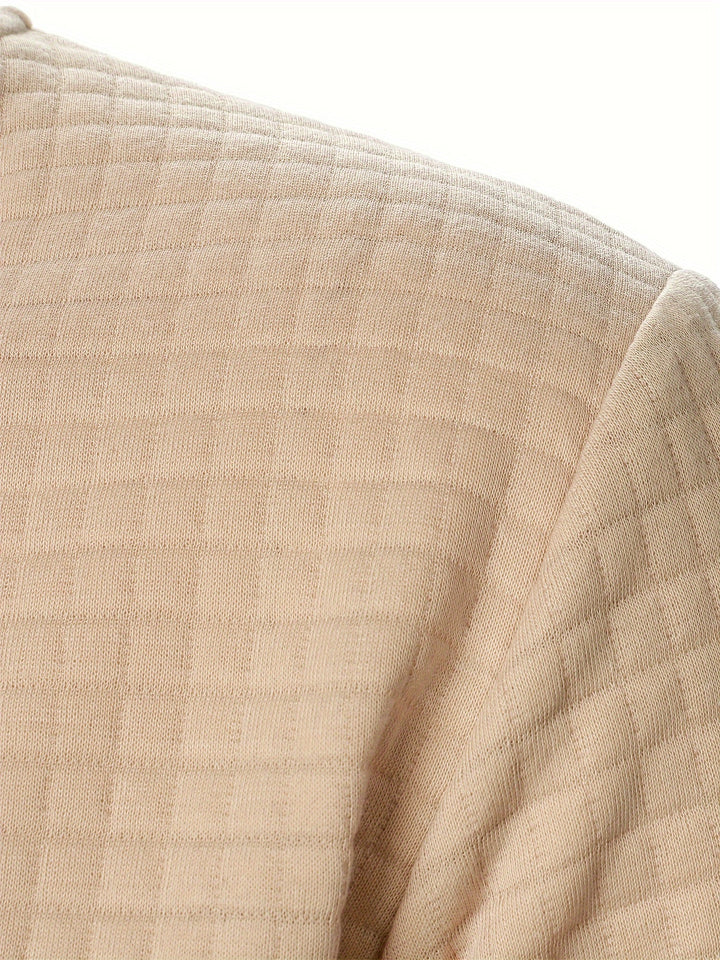 Anthony | Chaqueta bomber con textura y cierre completo