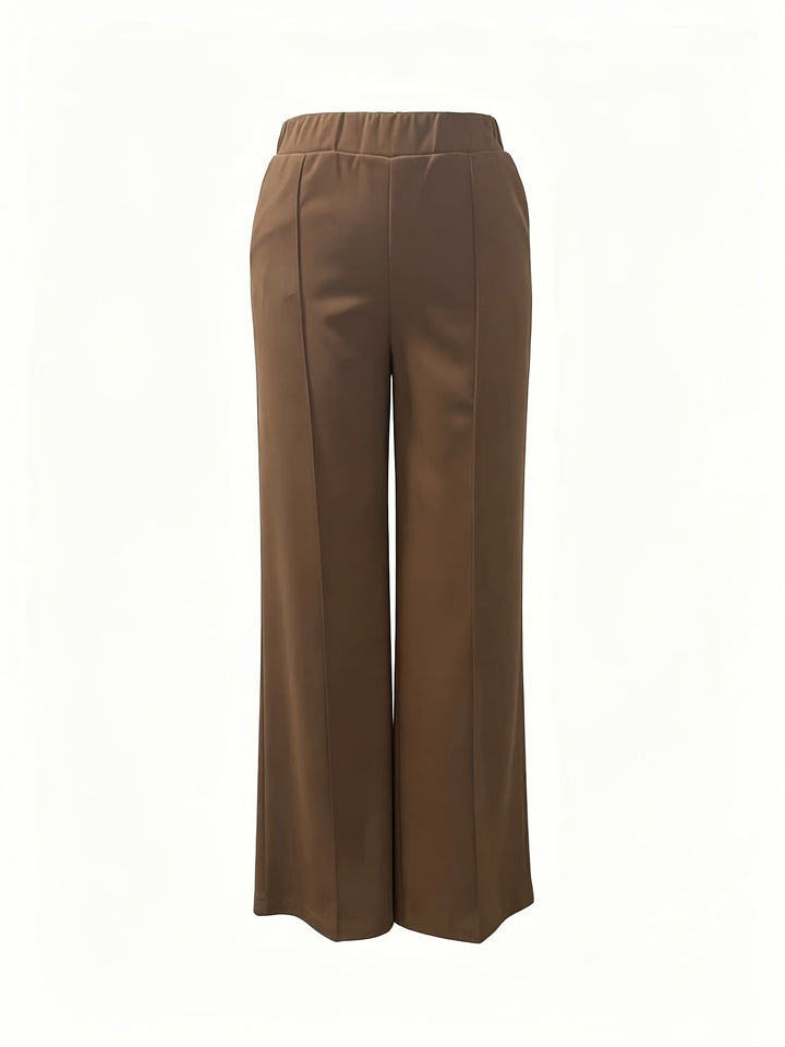 Saray | Pantalones de tiro alto y pierna ancha