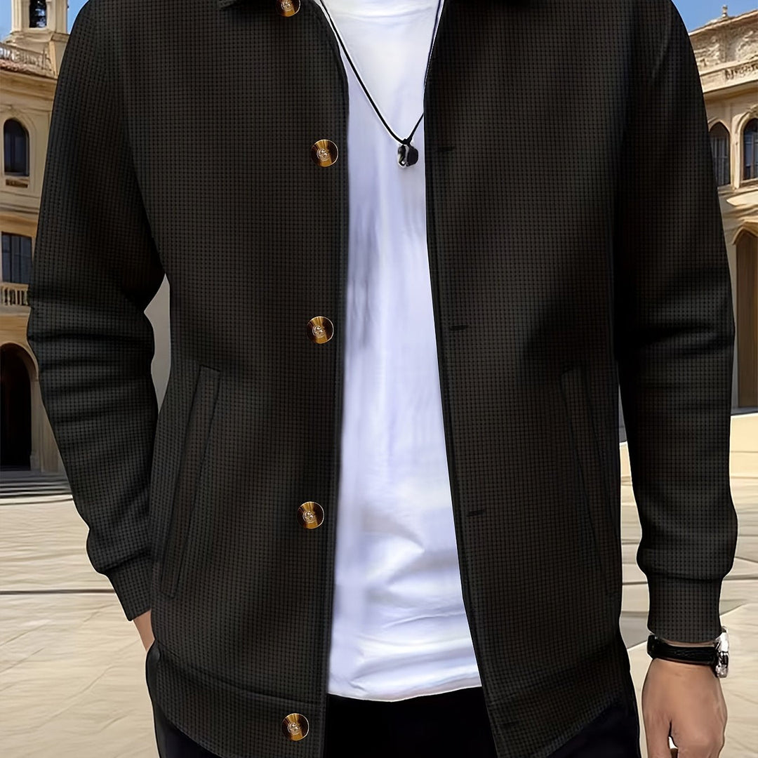 Luis | Chaqueta con botones y textura