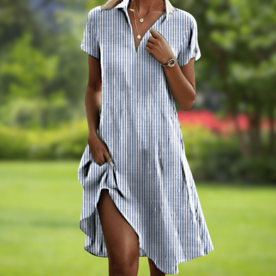 Eva | Vestido elegante escote en V