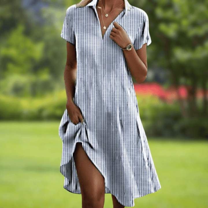Eva | Vestido elegante escote en V