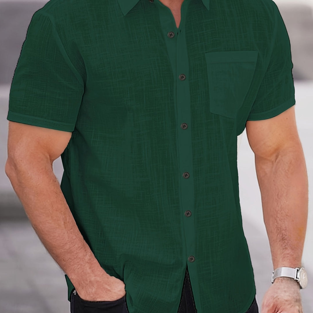 Giovanni | Camisa manga corta de corte relajado