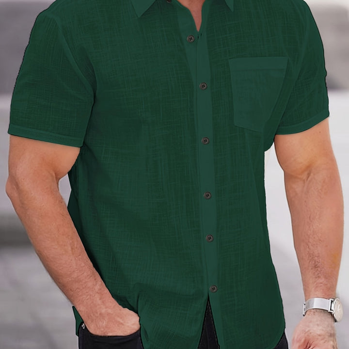 Giovanni | Camisa manga corta de corte relajado