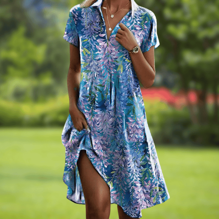 Eva | Vestido elegante escote en V