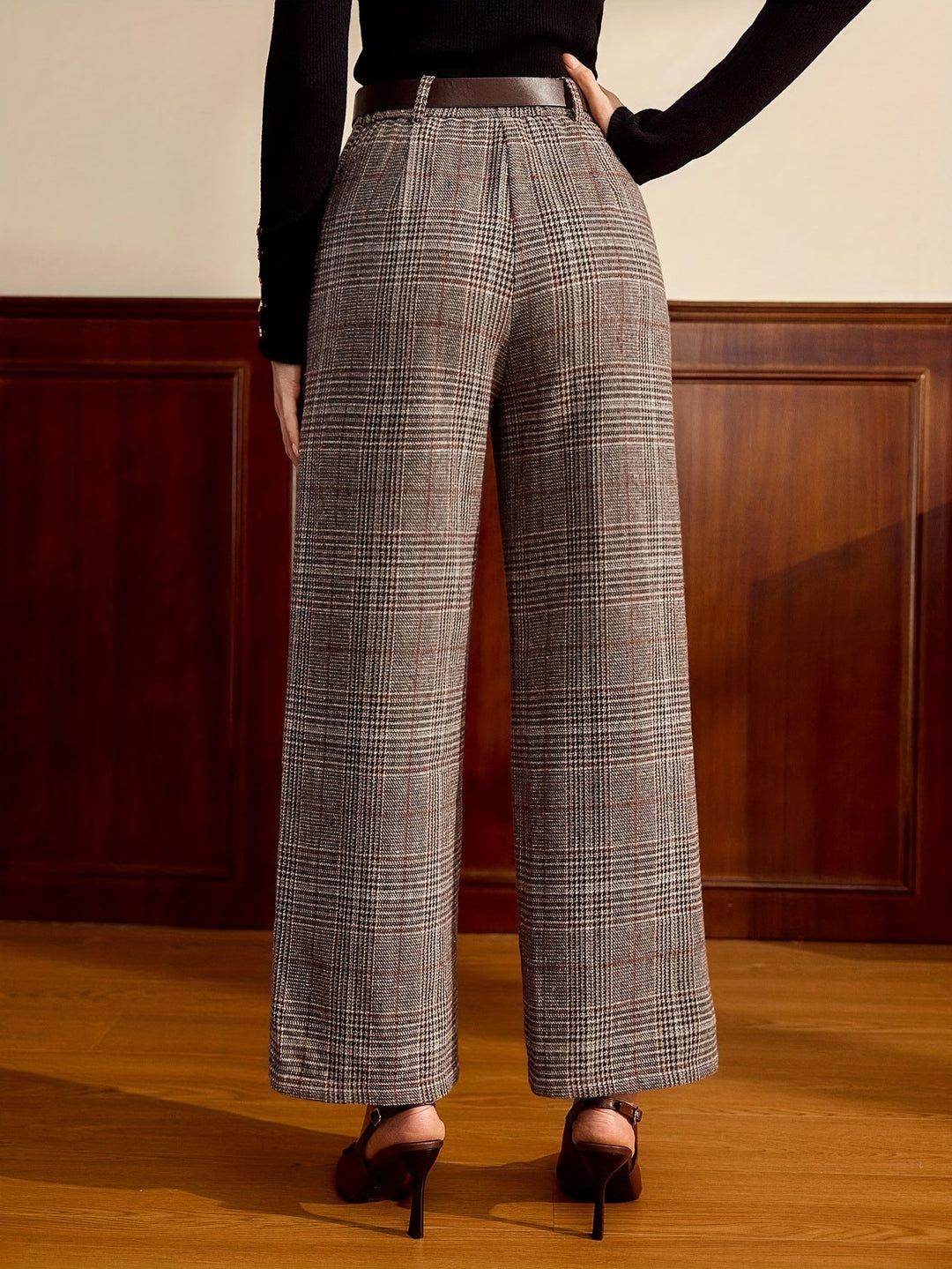 Tania Andrea | Pantalón de cuadros a la medida