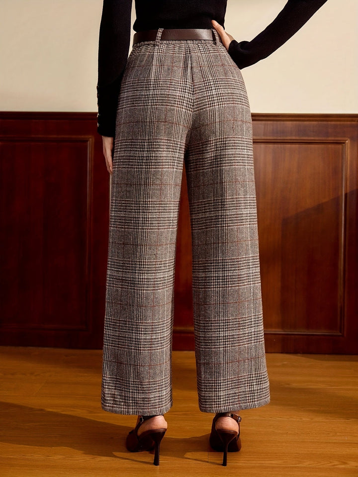 Tania Andrea | Pantalón de cuadros a la medida