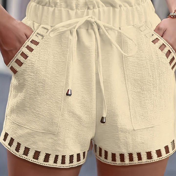 Ana Belén | Shorts tiro alto con pretina paperbag