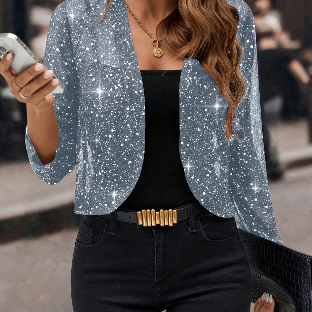 Ayaní | Chaqueta corta con brillo